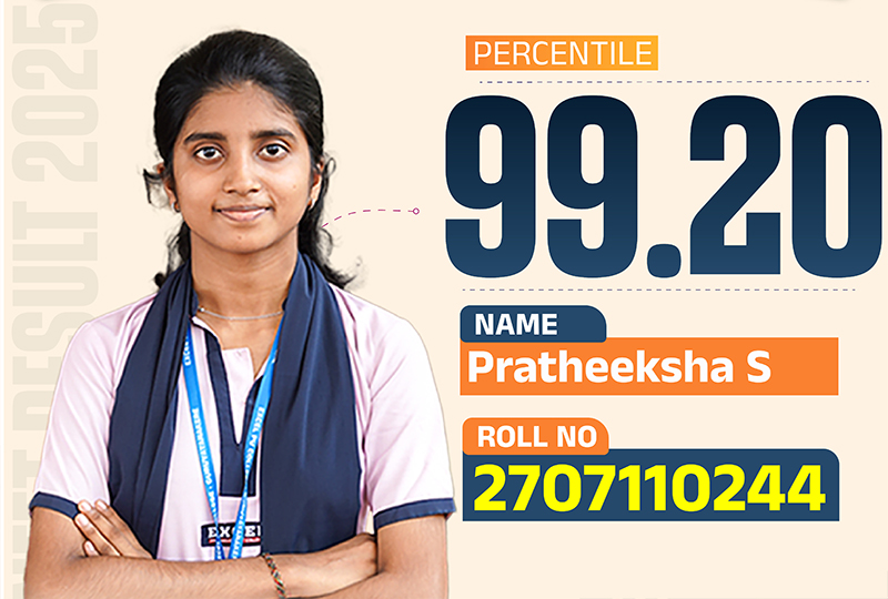 NEET Topper 2025 - Excel PU College