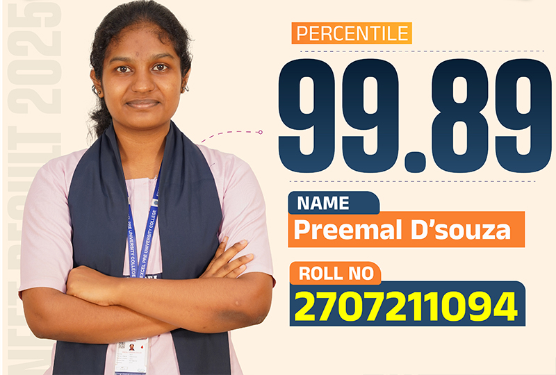 NEET Topper 2025 - Excel PU College